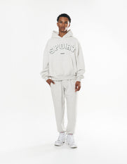 Sport Hoodie - Grey Marle/Emerald