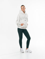 Sport Hoodie - Grey Marle/Emerald