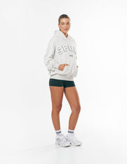 Sport Hoodie - Grey Marle/Emerald