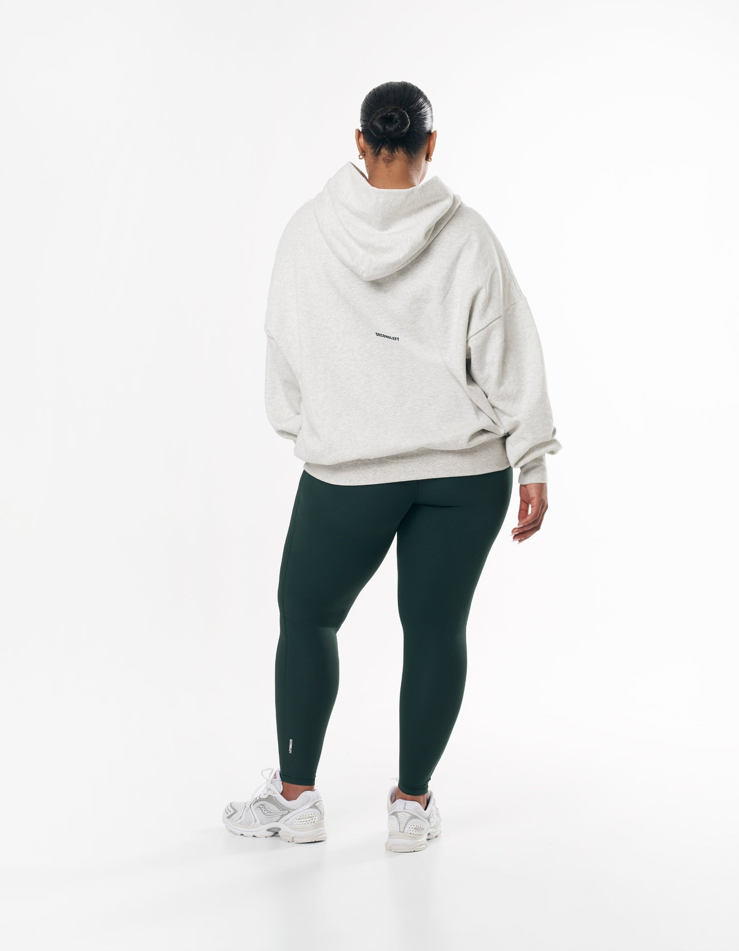 Sport Hoodie - Grey Marle/Emerald