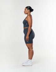 Seamless Cropped Singlet - Blueberry