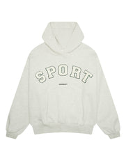 Sport Hoodie - Grey Marle/Emerald