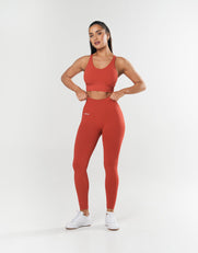 Seamless Strappy Crop - Red