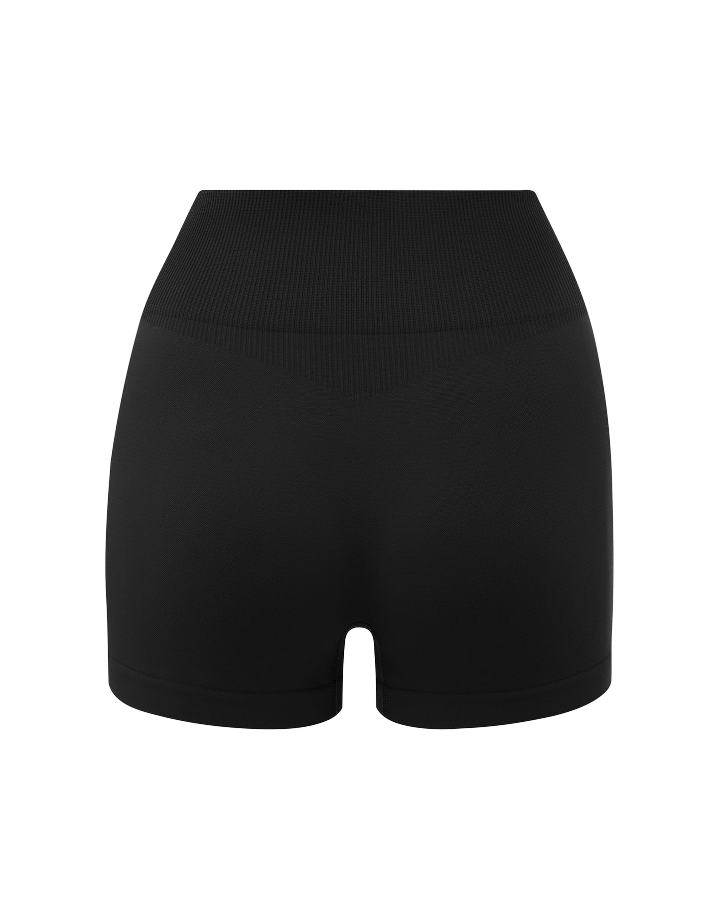 Seamless Mini Biker Shorts - Black