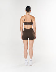 Seamless Mini Biker Shorts - Espresso