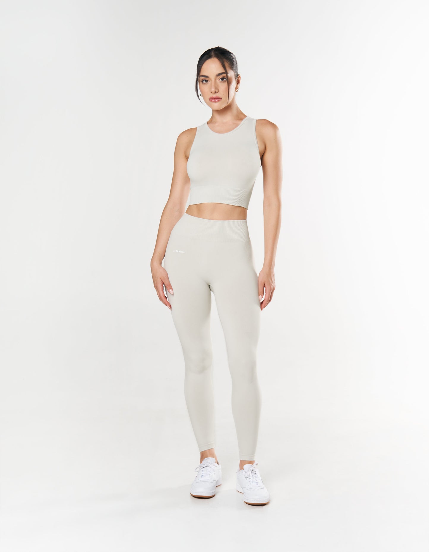 Seamless Cropped Singlet - Dove