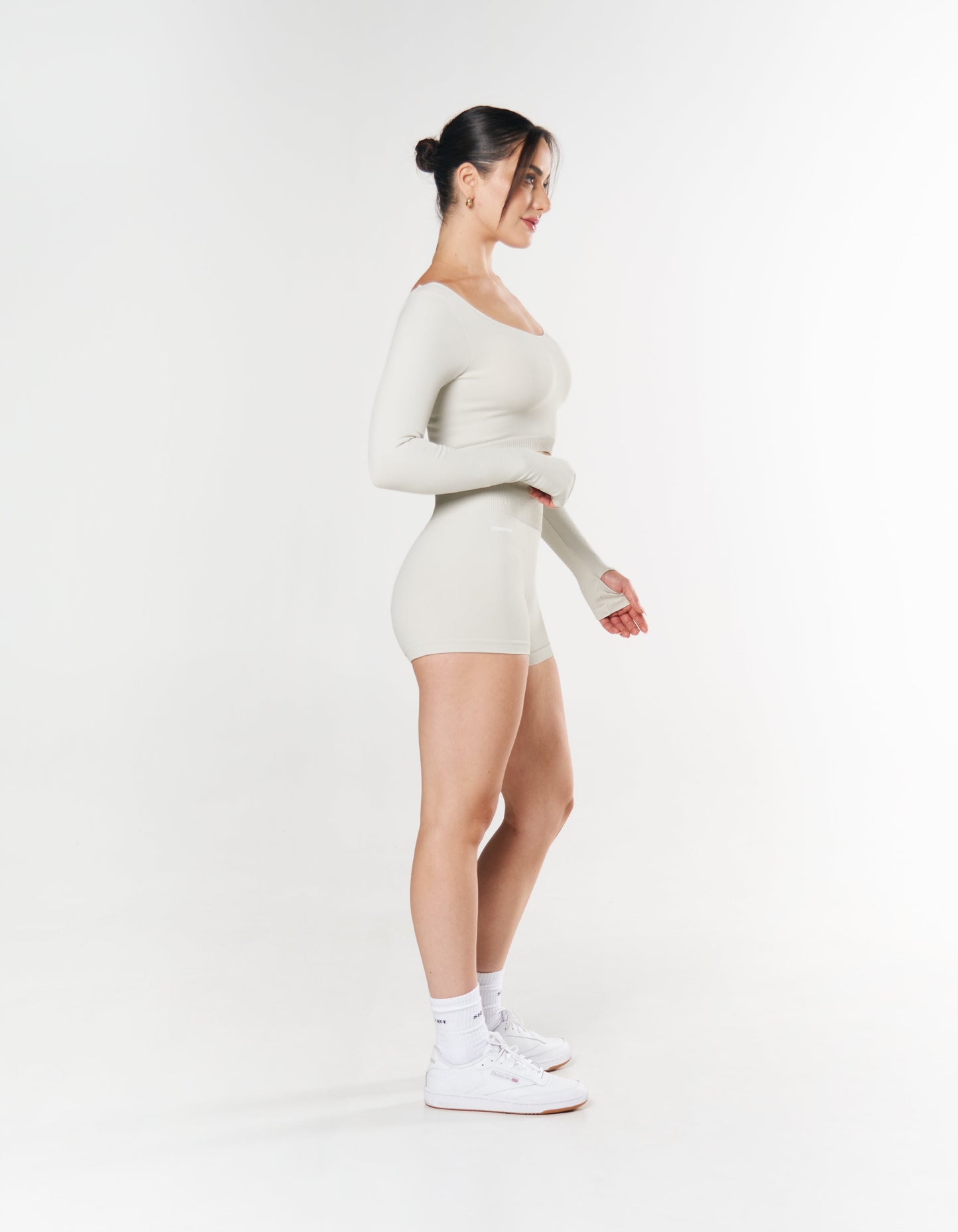 Seamless Scoop Long Sleeve - Dove