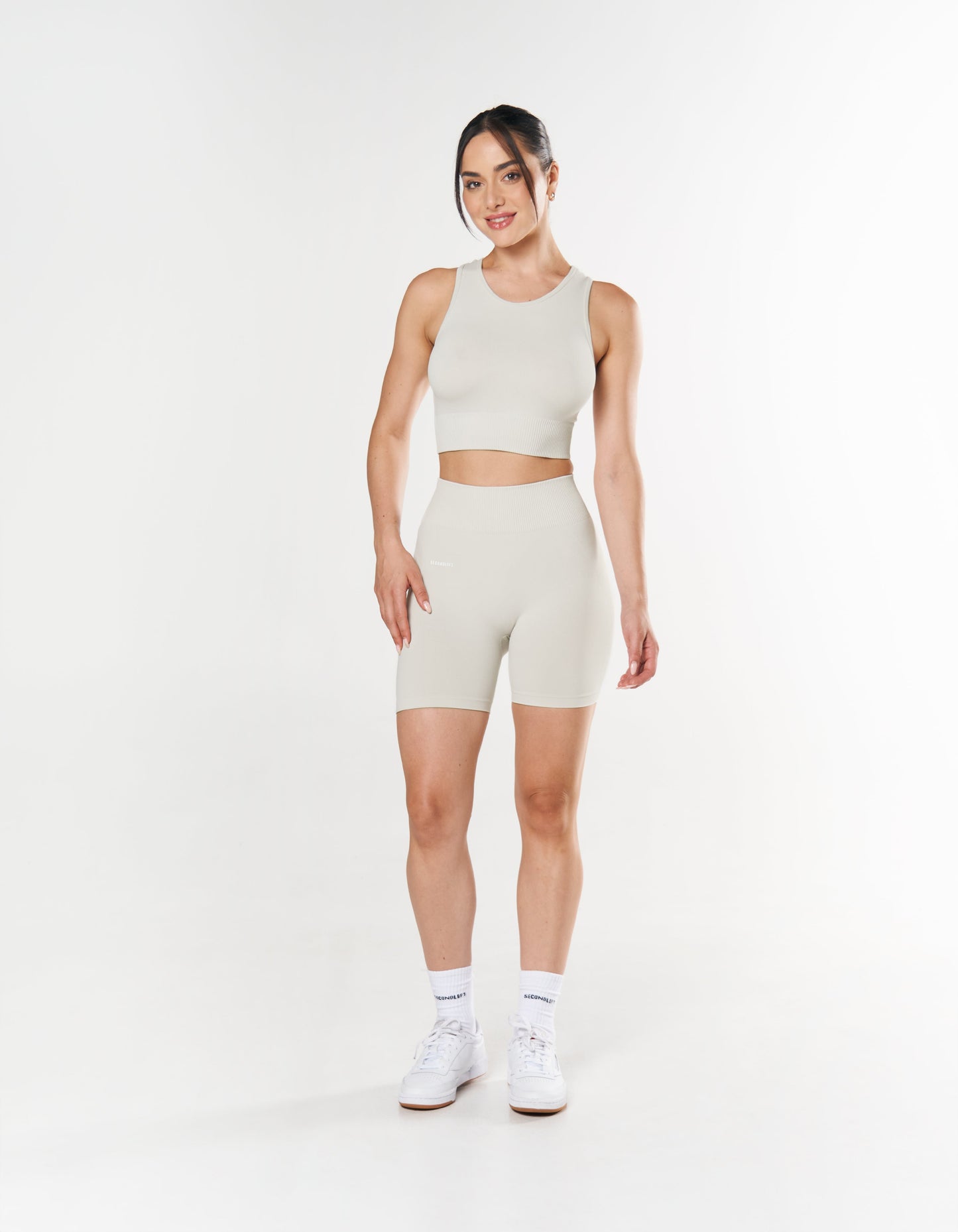 Seamless Cropped Singlet - Dove