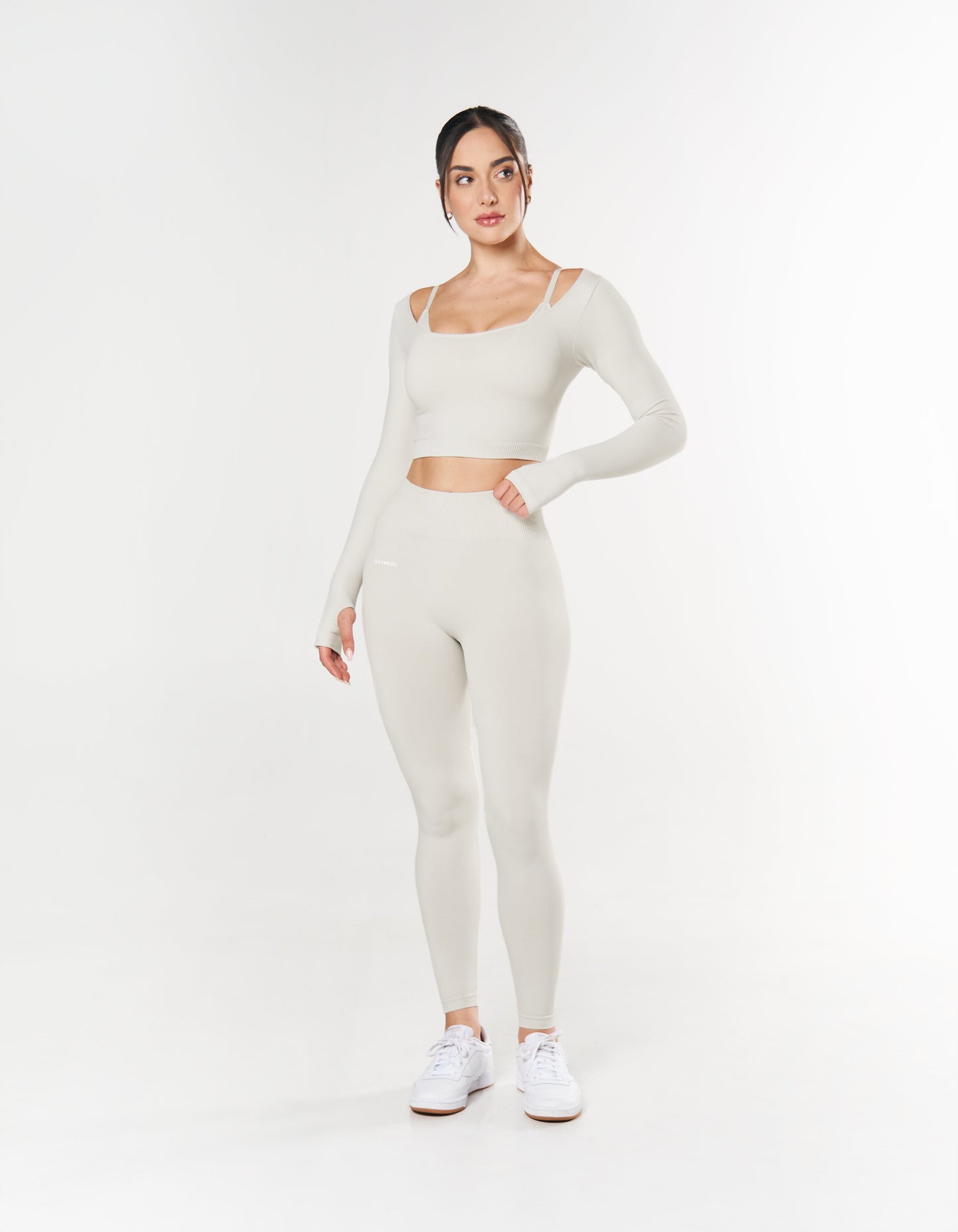 Seamless Scoop Long Sleeve - Dove