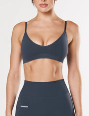 Seamless Base Bralette - Blueberry