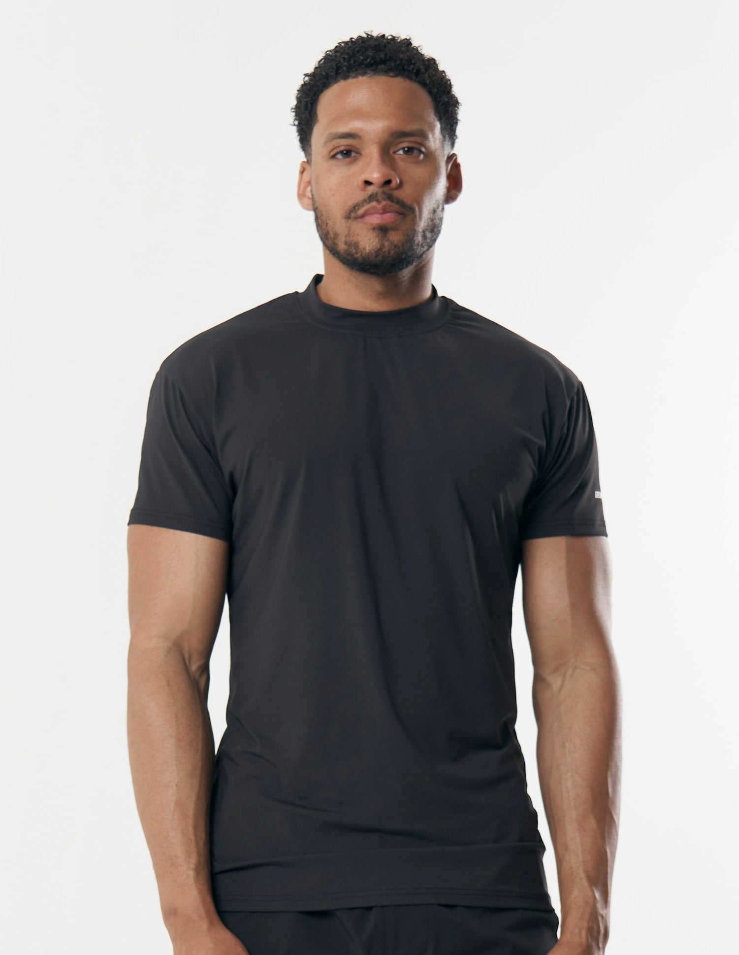 Sport Mens 1/4 Zip Jacket - Black – SECONDLEFT