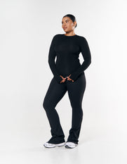 Fitted Long Sleeve - Black