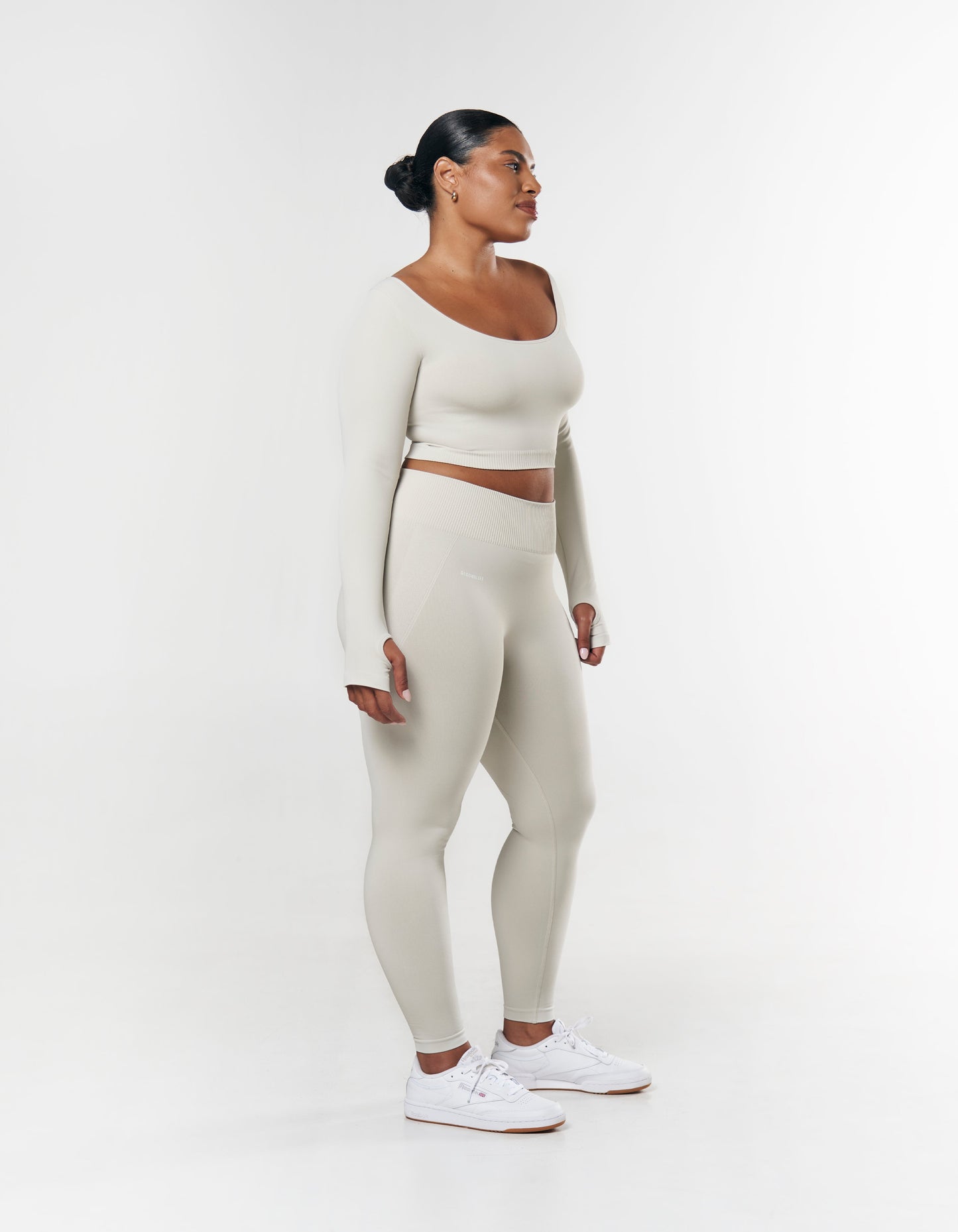 Seamless Scoop Long Sleeve - Dove