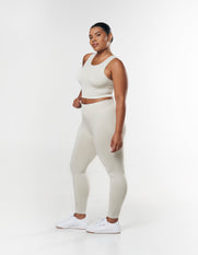 Seamless Cropped Singlet - Dove