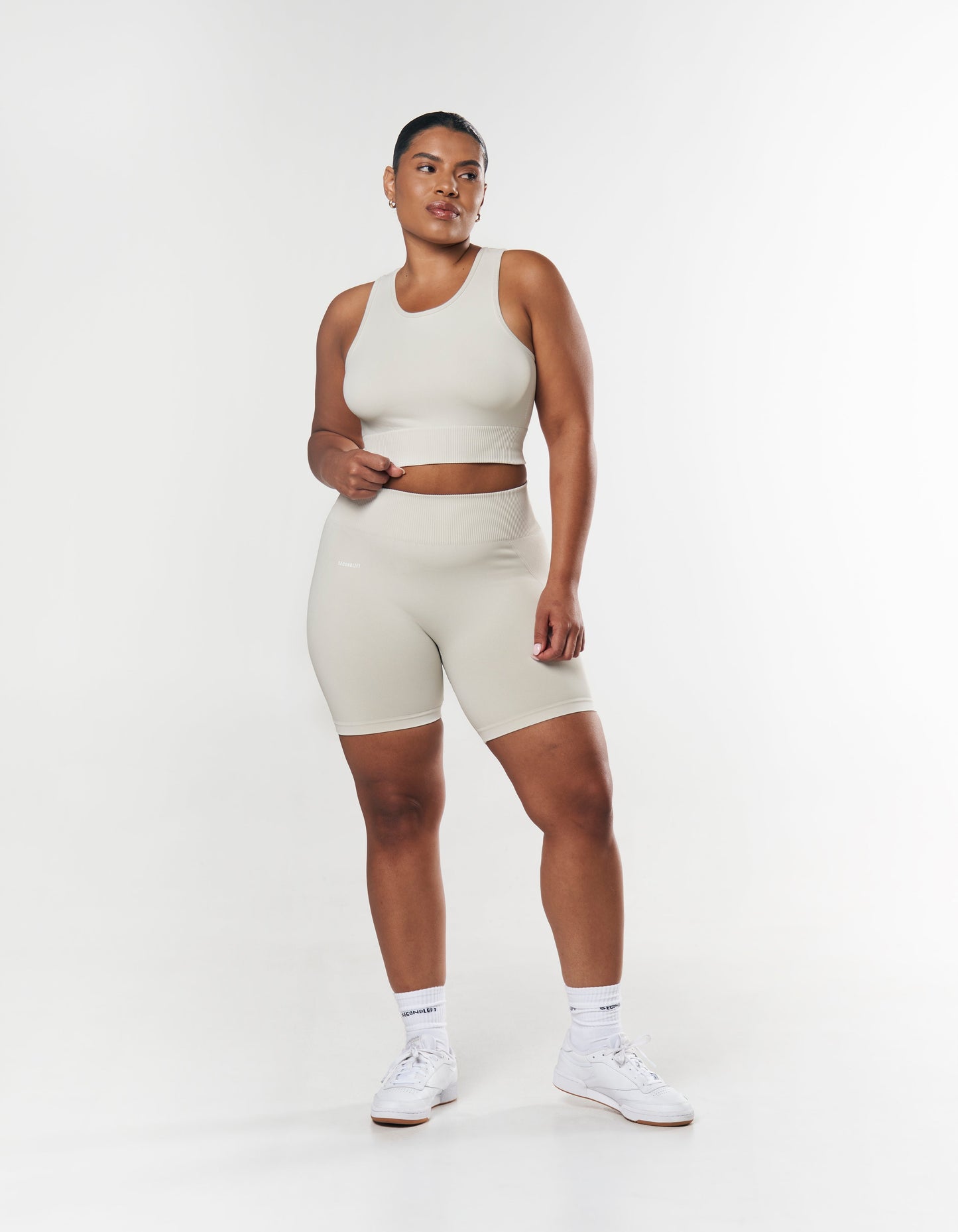 Seamless Cropped Singlet - Dove