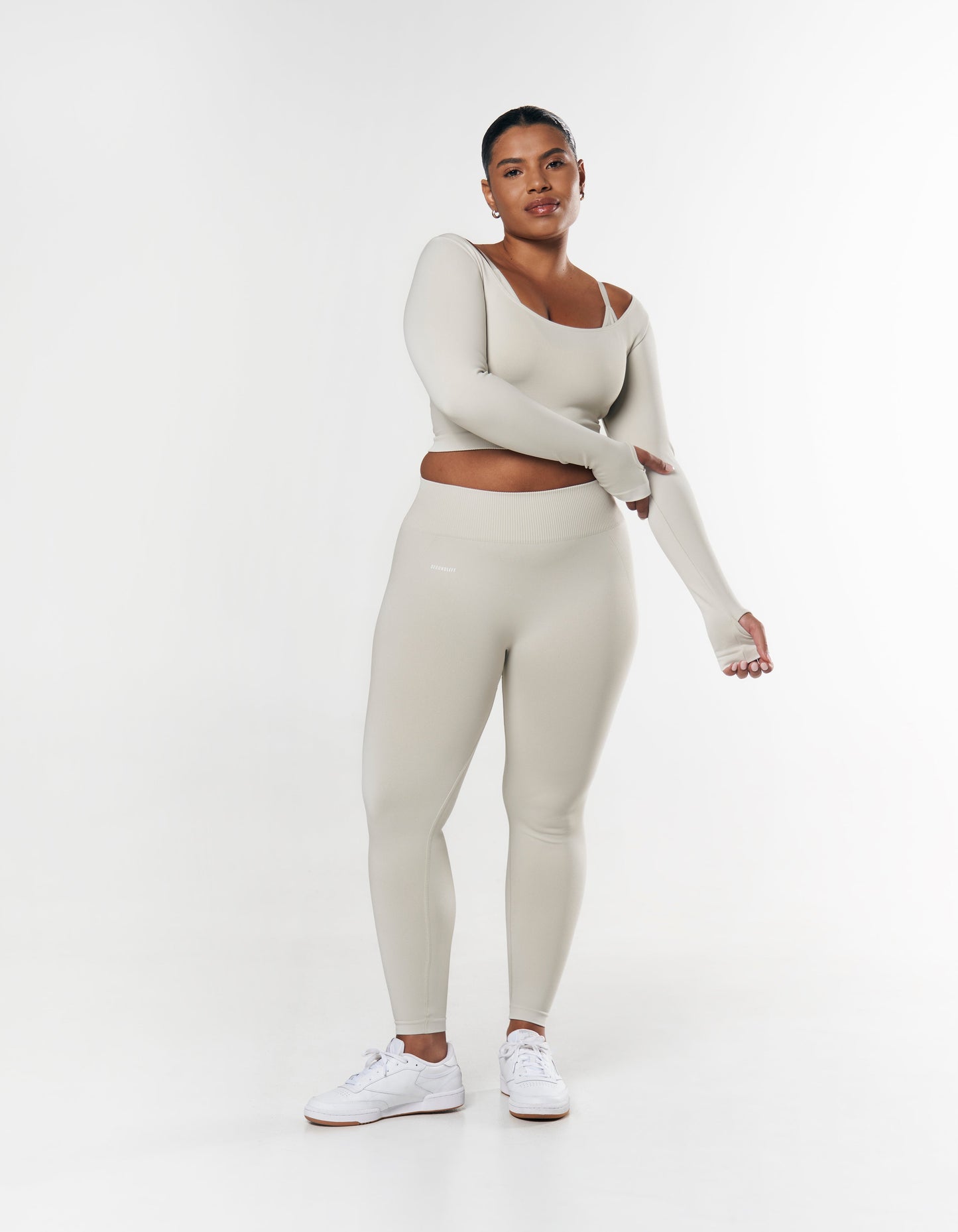 Seamless Scoop Long Sleeve - Dove