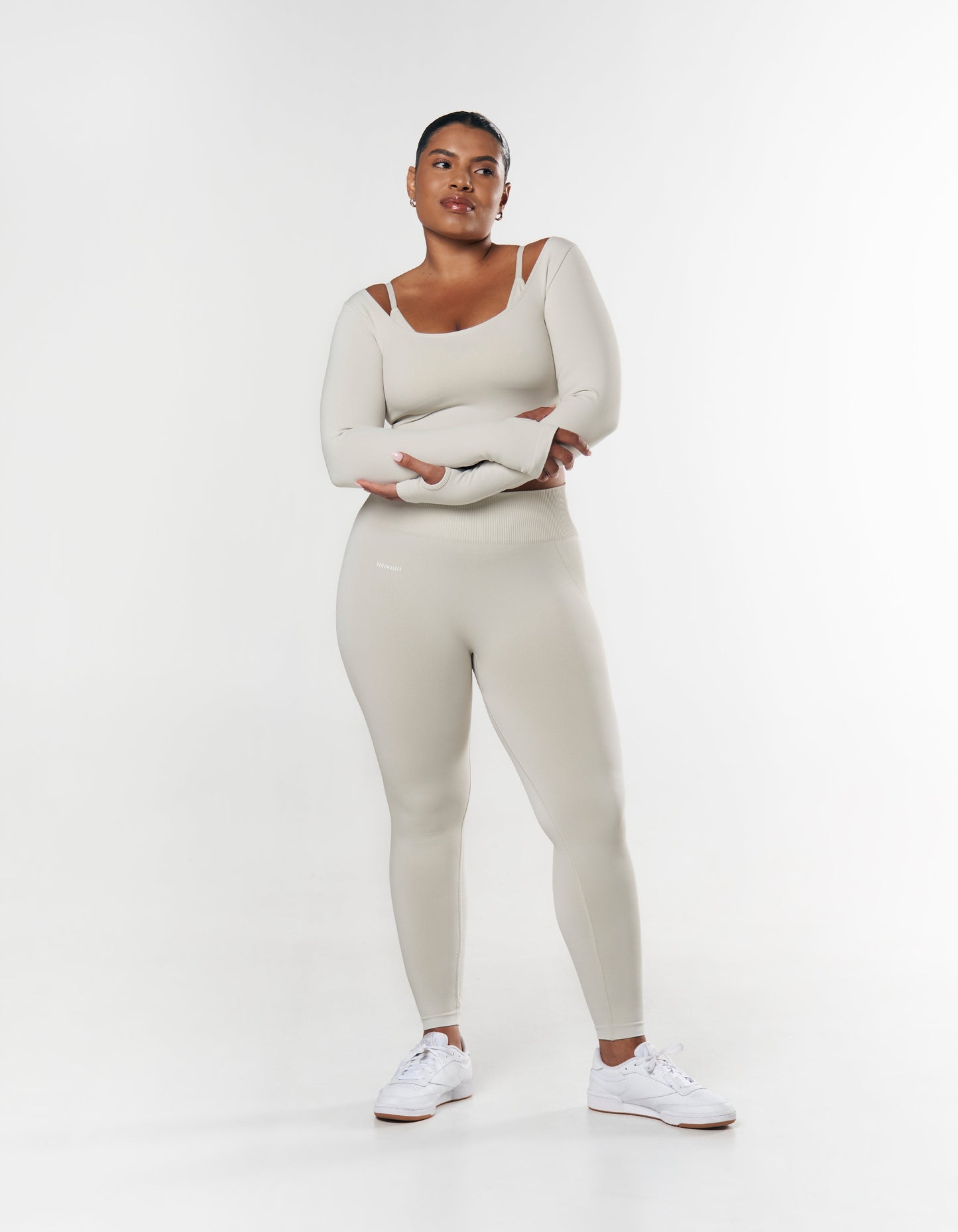 Seamless Scoop Long Sleeve - Dove