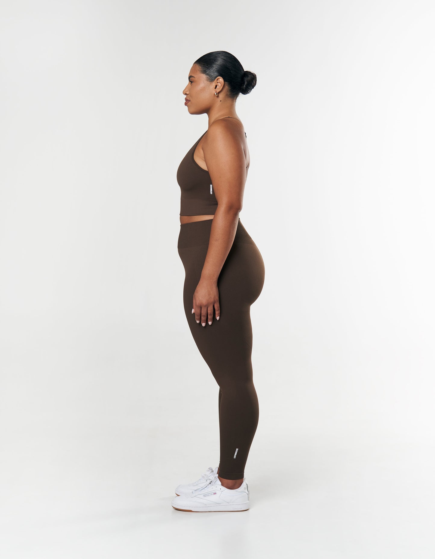 Seamless Strappy Crop - Espresso