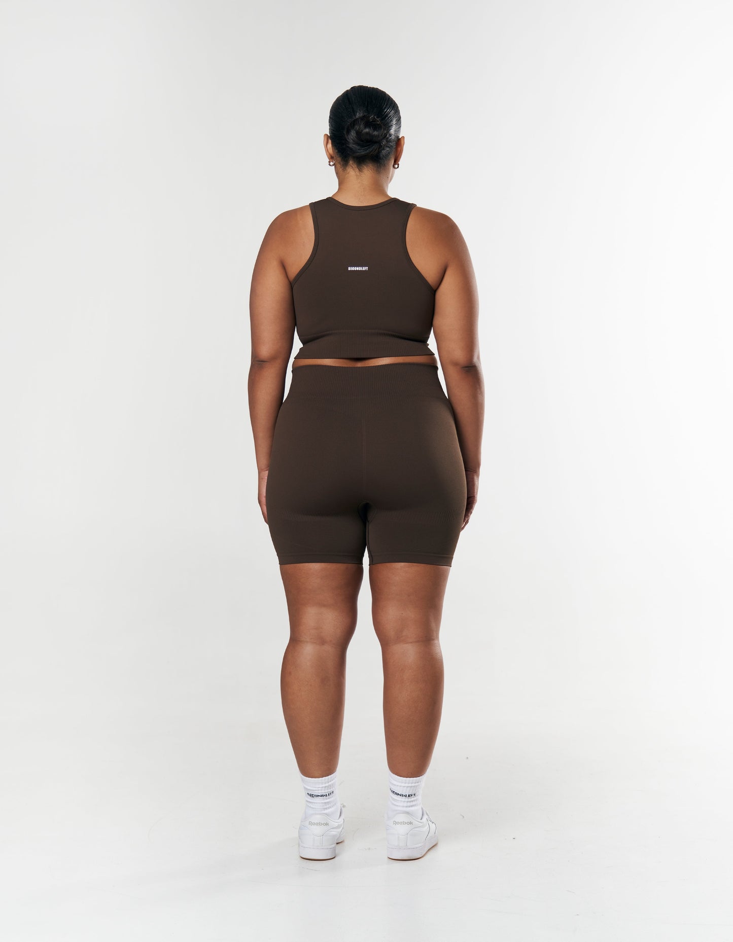 Seamless Cropped Singlet - Espresso