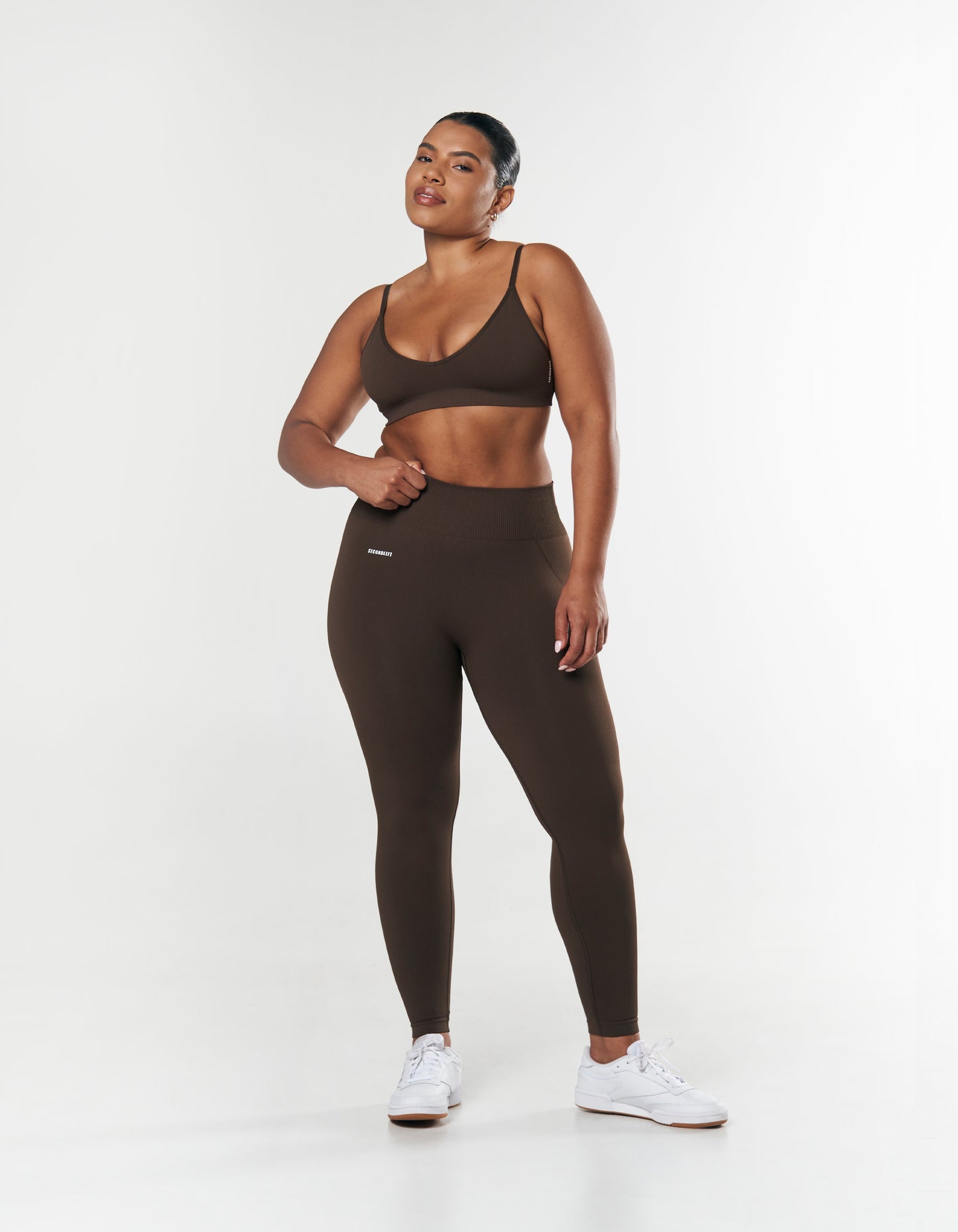 Seamless Base Bralette - Espresso