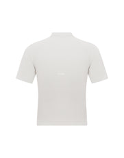 Seamless High Neck Tee - Dove