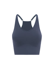 Seamless Strappy Crop - Blueberry