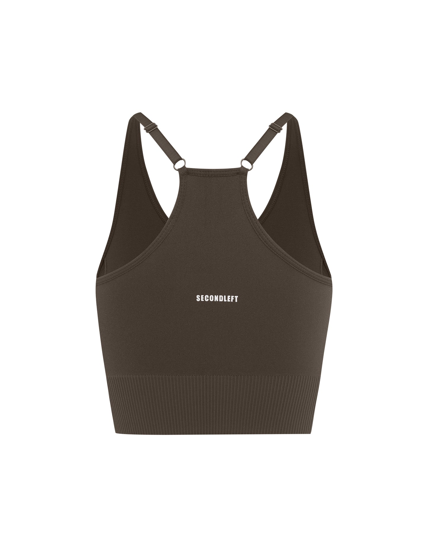 Seamless Strappy Crop - Espresso