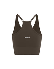 Seamless Strappy Crop - Espresso