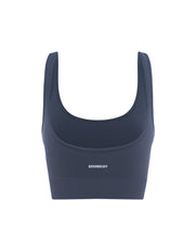 Seamless Low back Crop - Blueberry