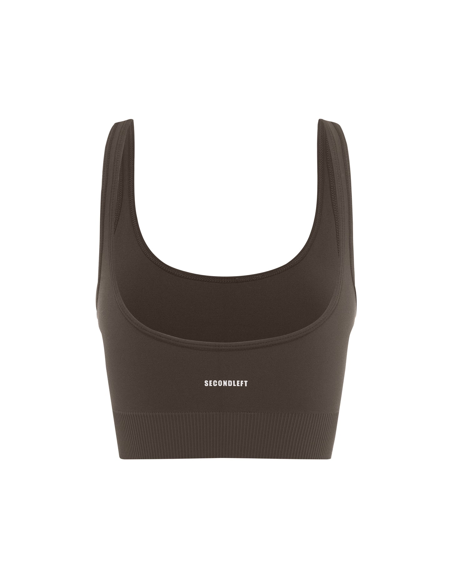 Seamless Low back Crop - Espresso