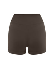 Seamless Mini Biker Shorts - Espresso