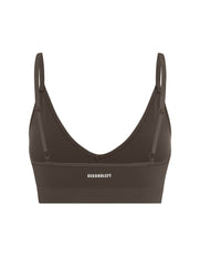 Seamless Base Bralette - Espresso