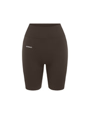 Seamless Midi Biker Shorts - Espresso