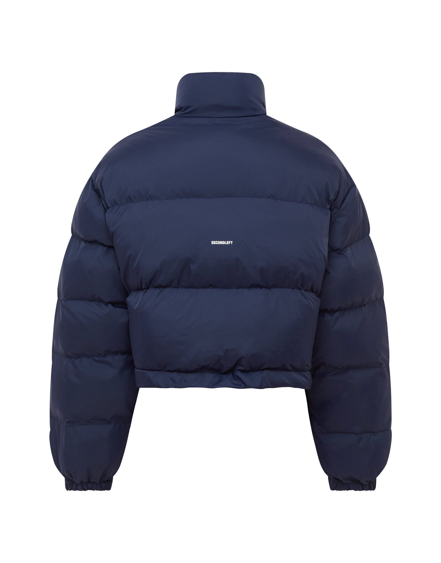 Cropped Puffer - Navy