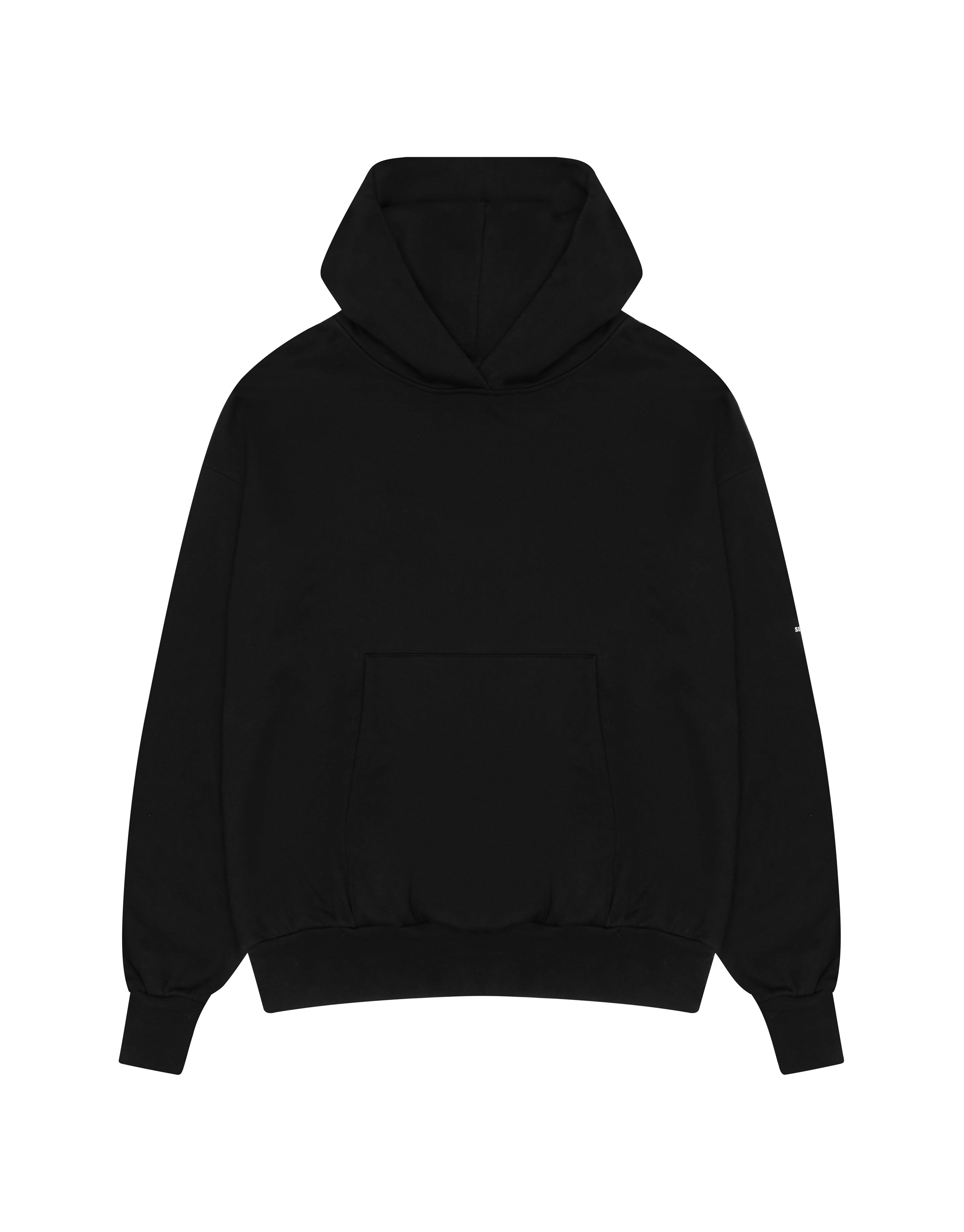 Essential Hoodie - Black – SECONDLEFT