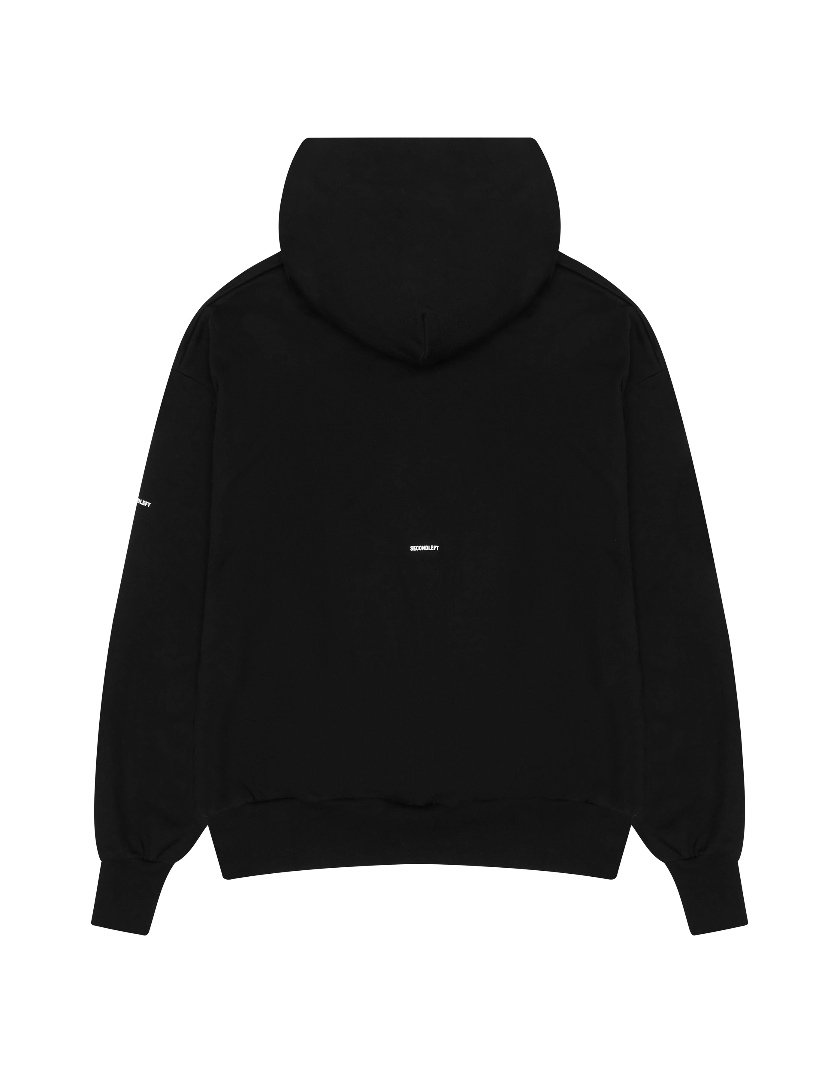 Essential Hoodie - Black – SECONDLEFT