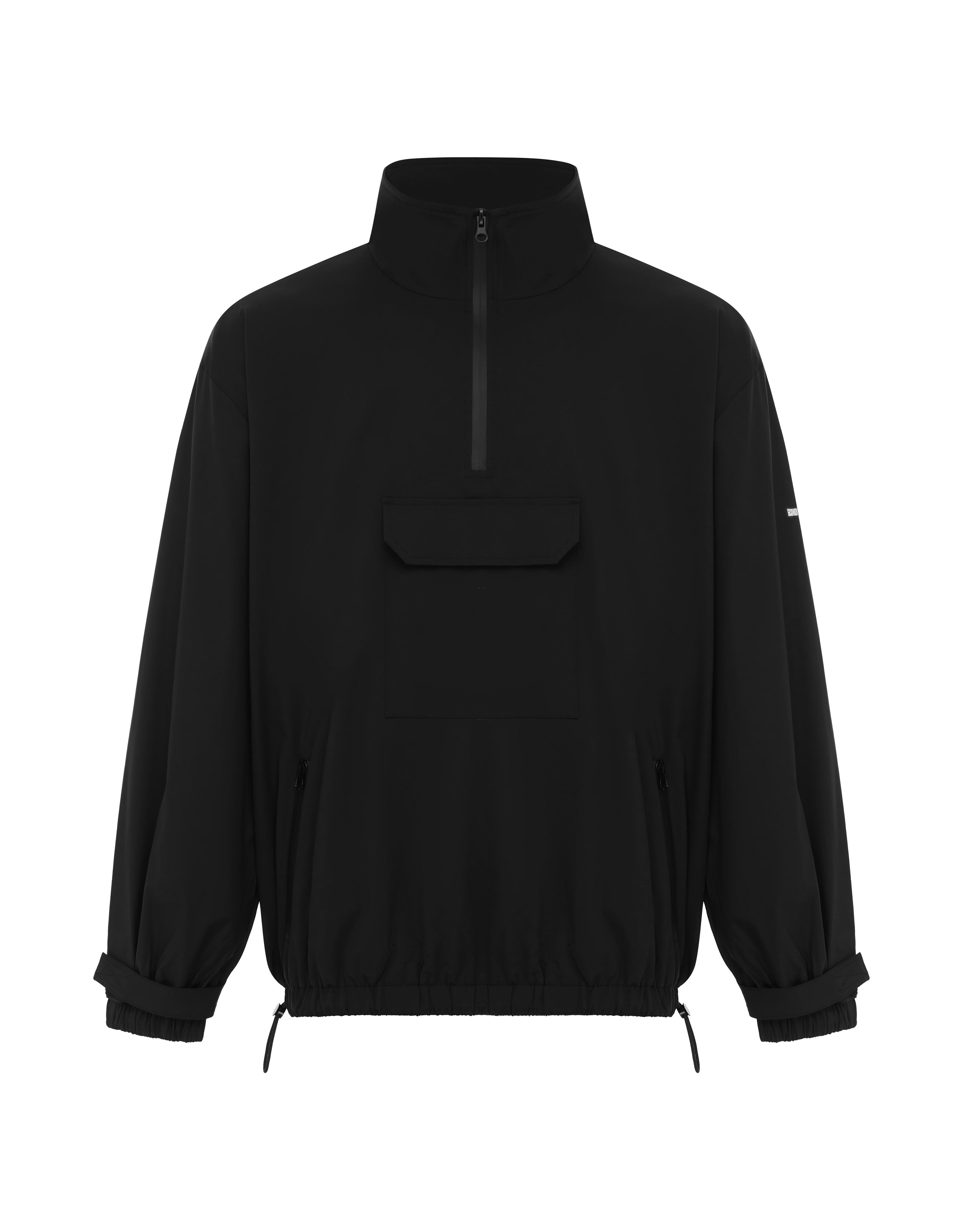 Sport Mens 1/4 Zip Jacket - Black – SECONDLEFT