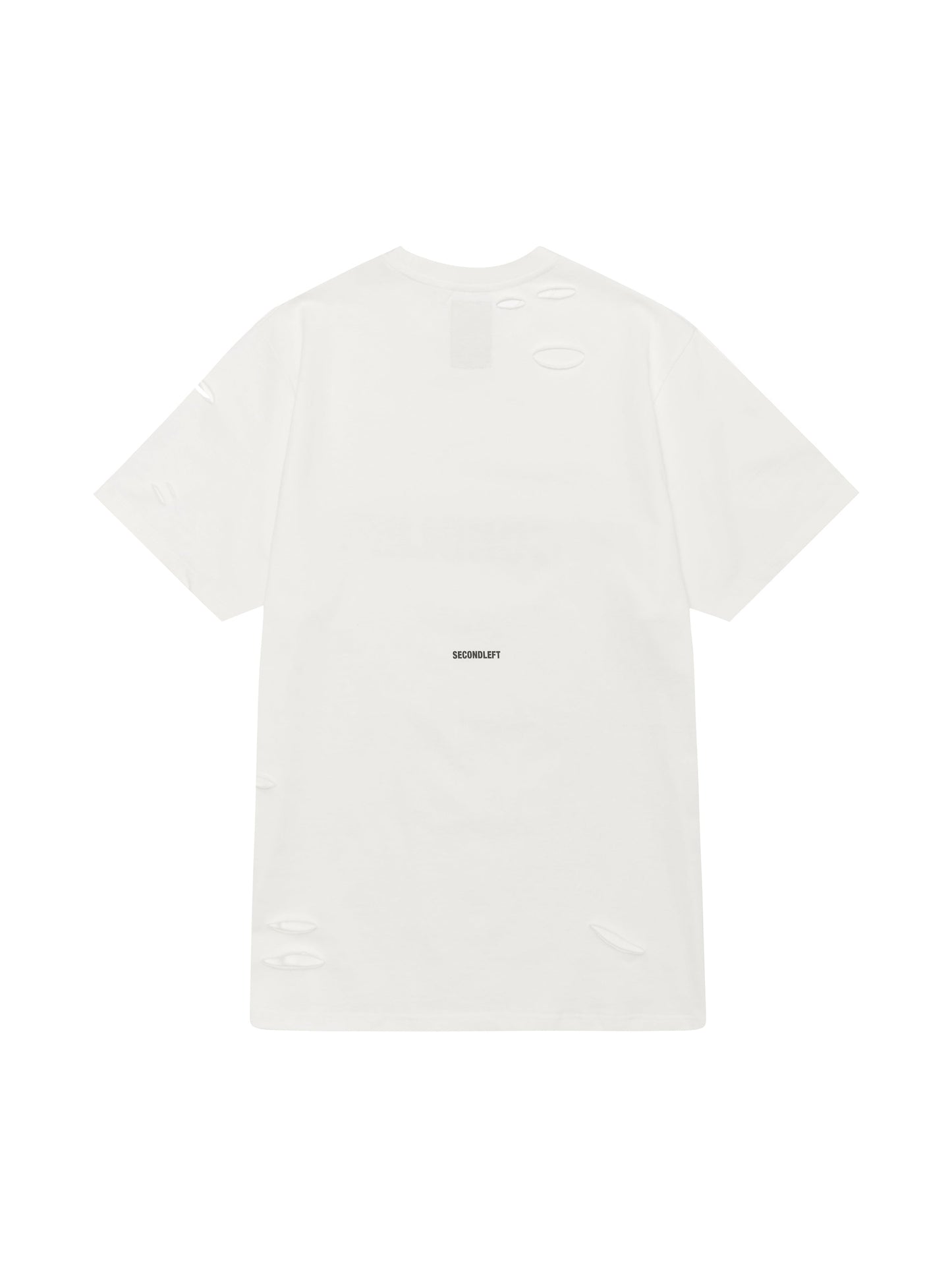 S1 Distressed Tee - White