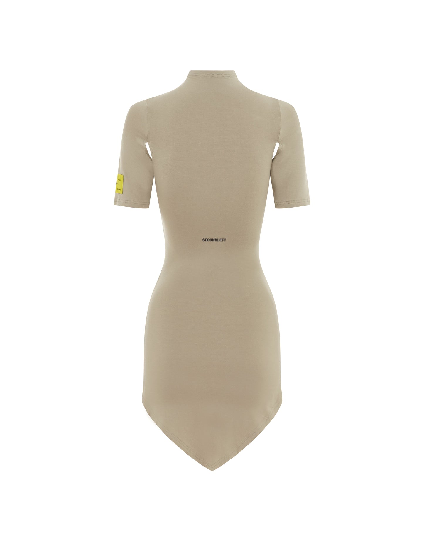 S1 Cut Out Dress Short - Beige