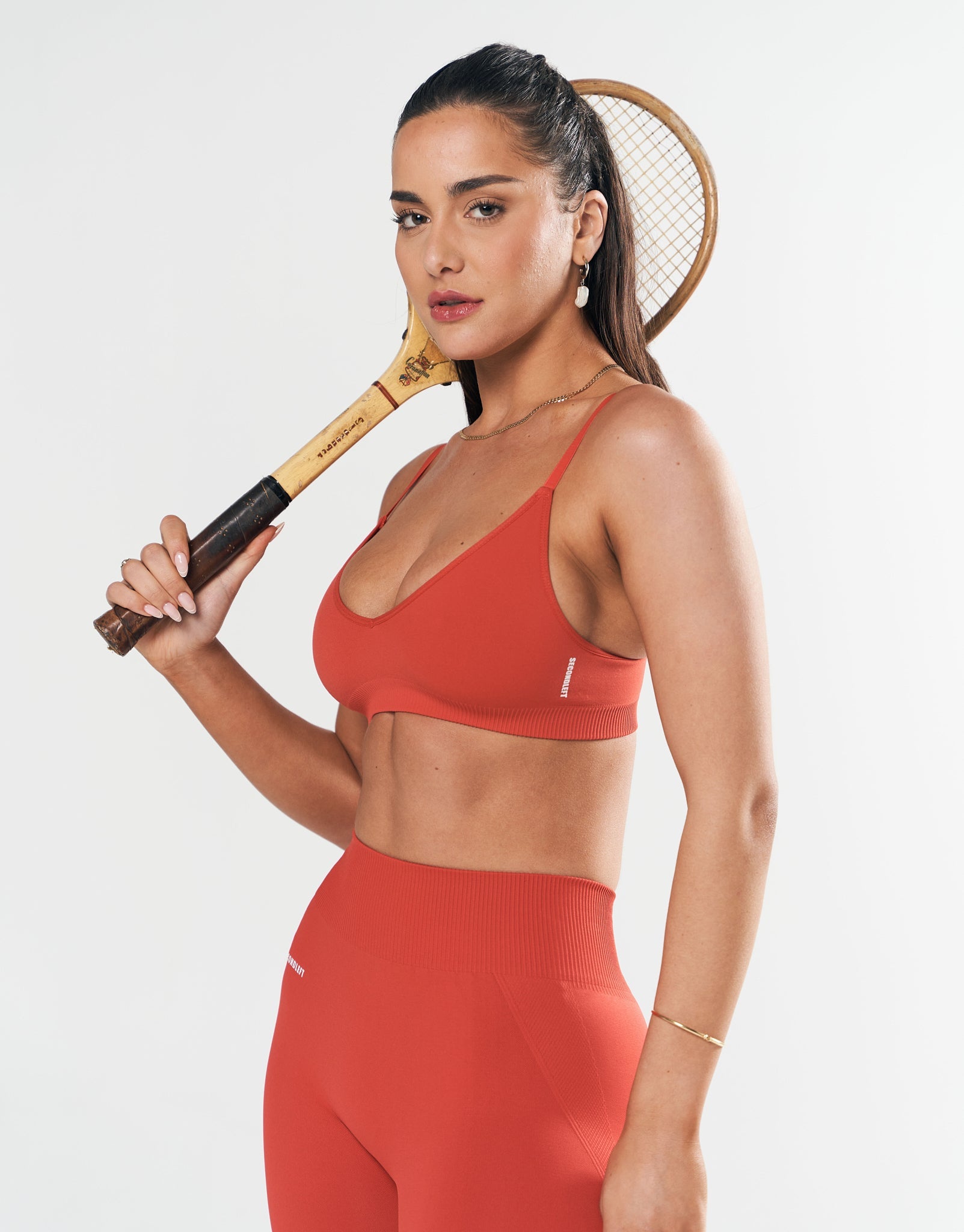 SL Seamless Base Bralette - Red