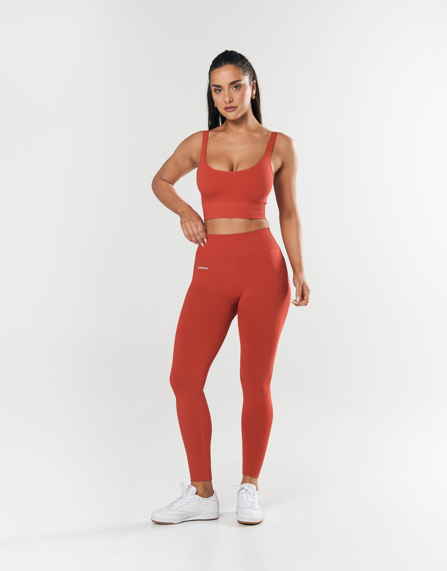 Seamless Low back Crop - Red