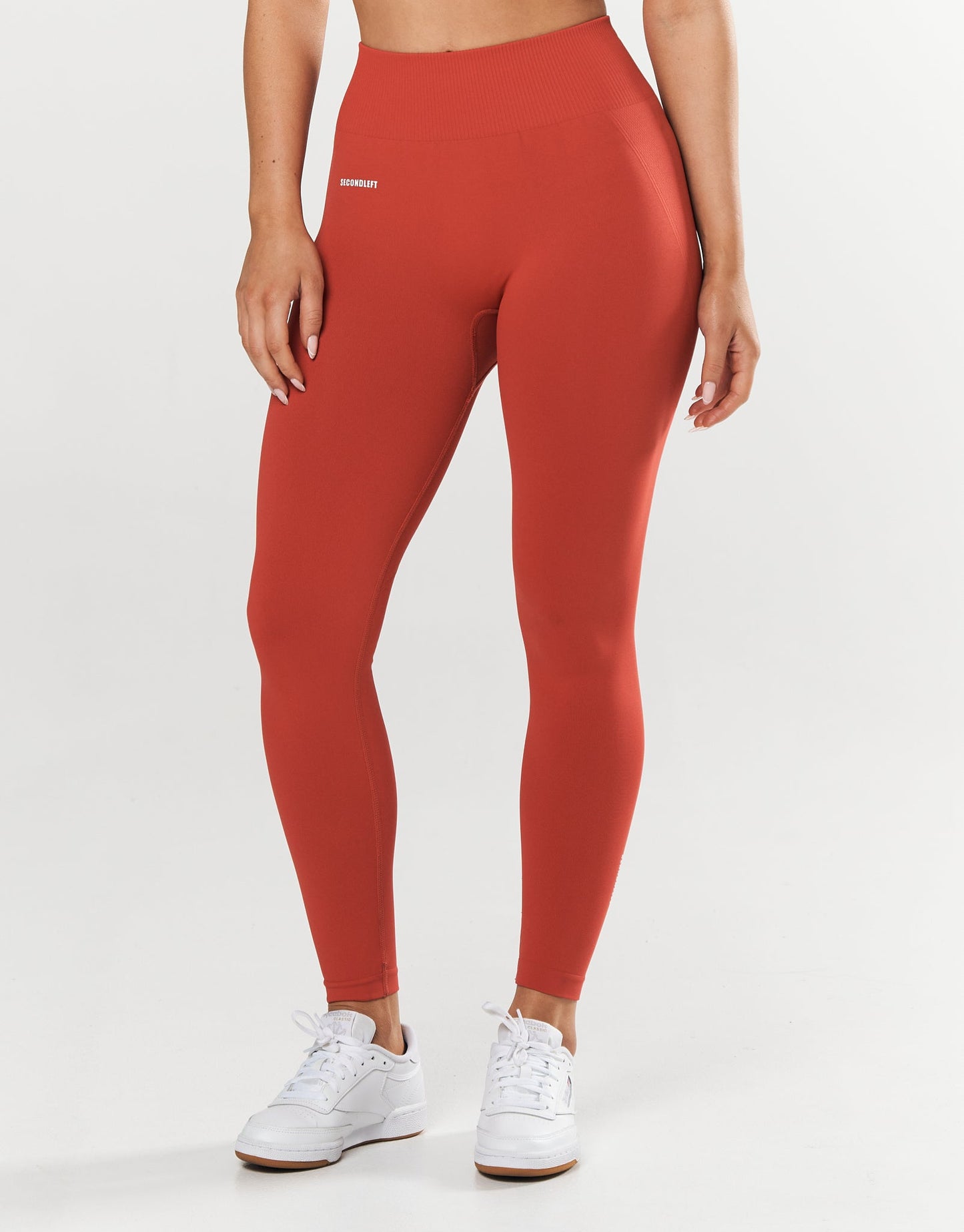 Seamless Full Length Tights - Red