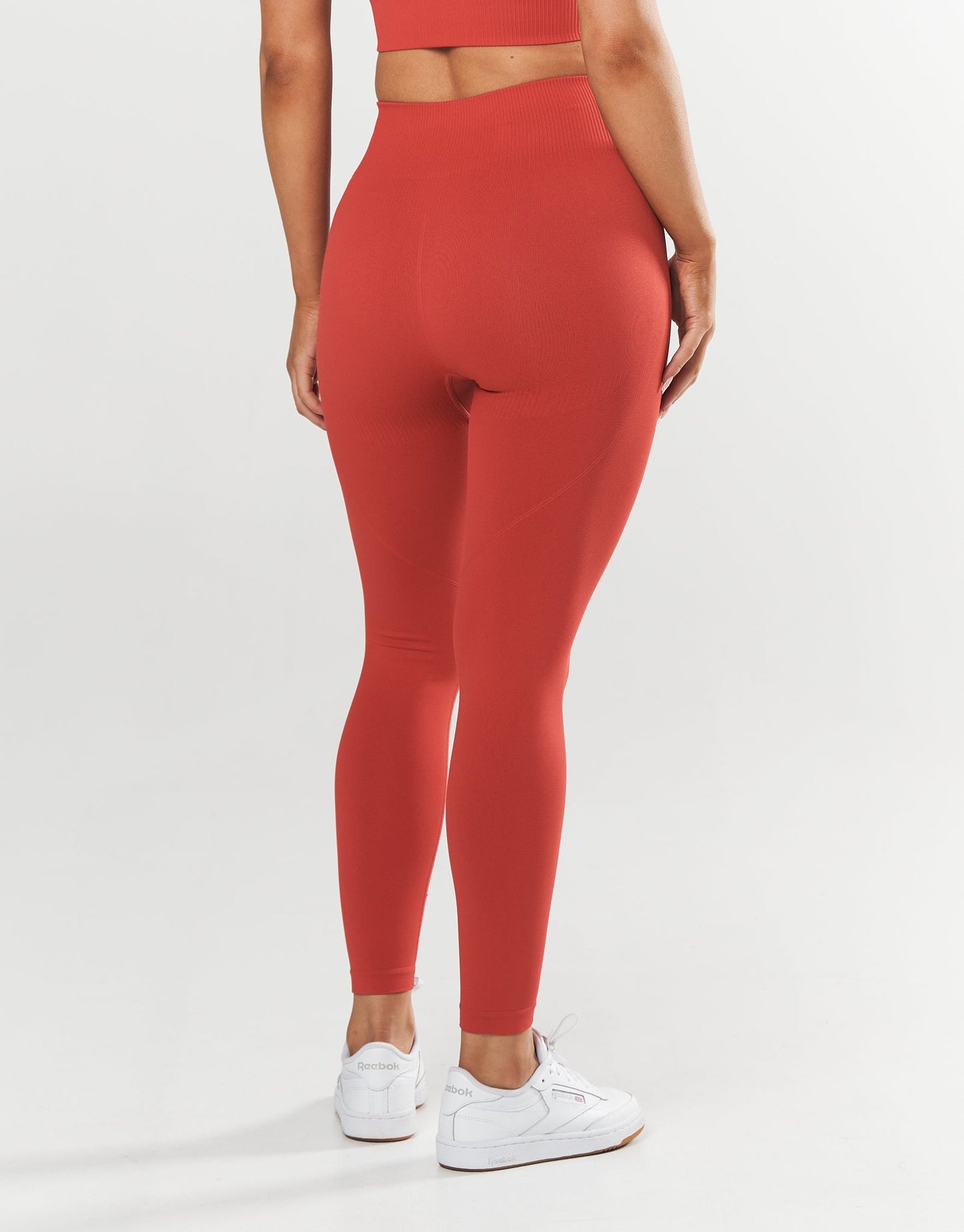 Seamless Full Length Tights - Red