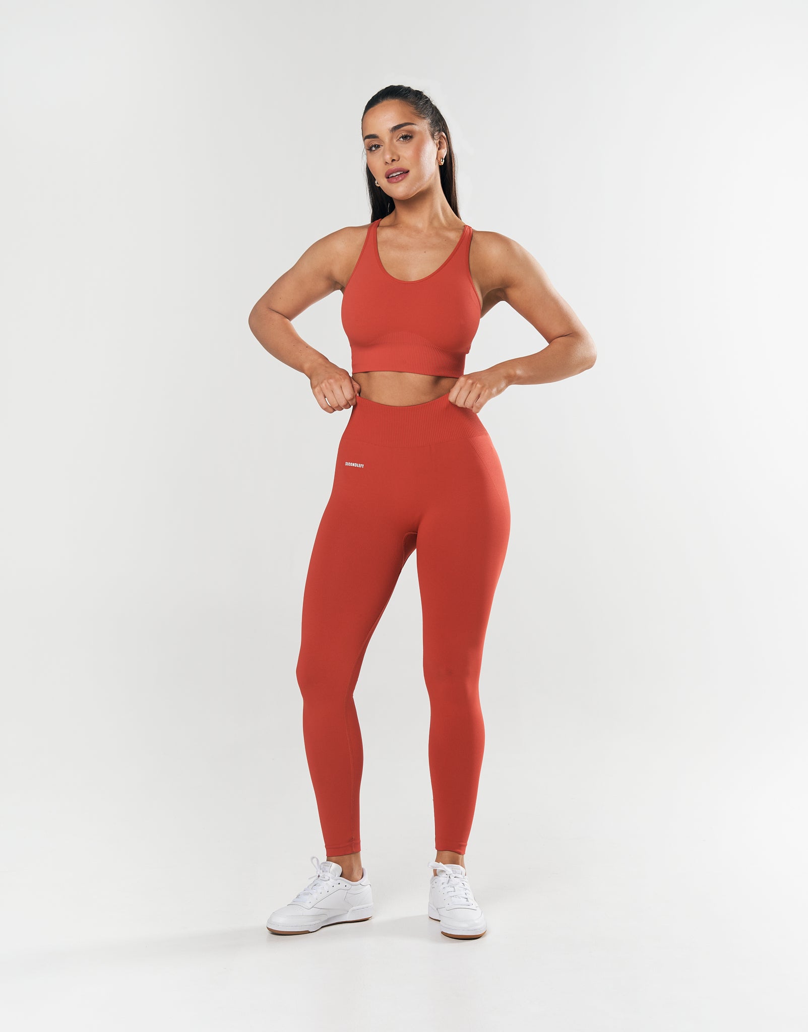 SL Seamless Strappy Crop - Red