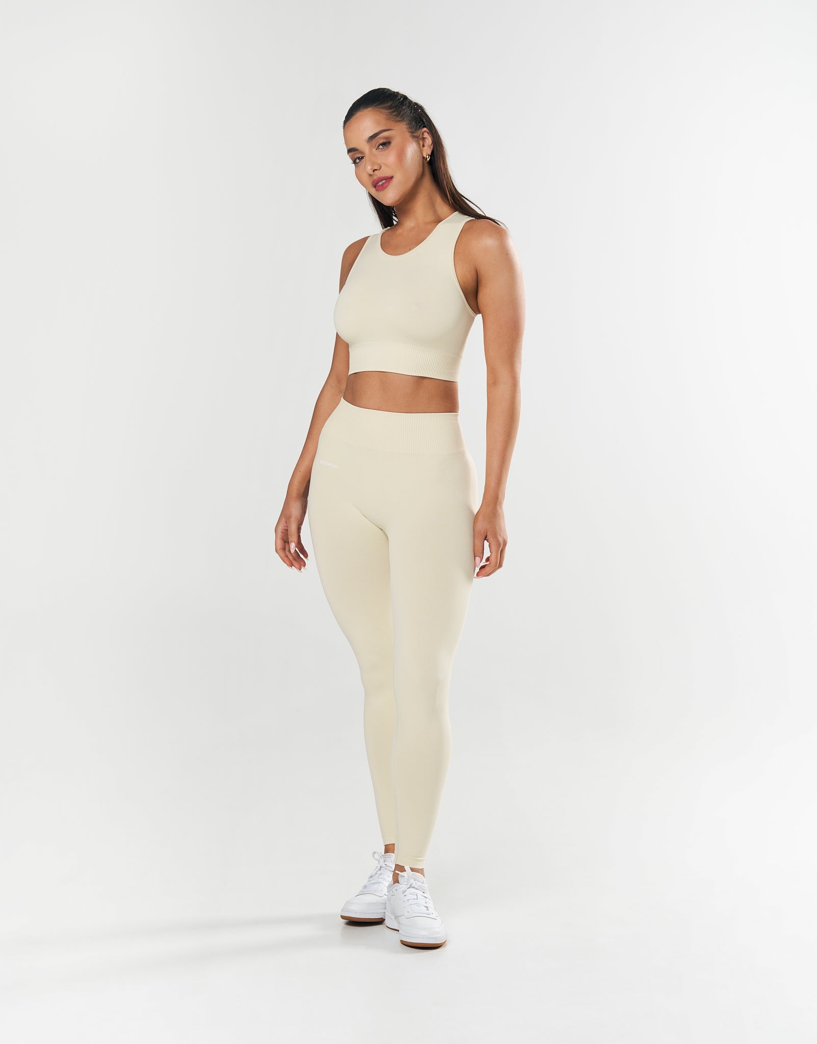 SL Seamless Cropped Singlet - Butter