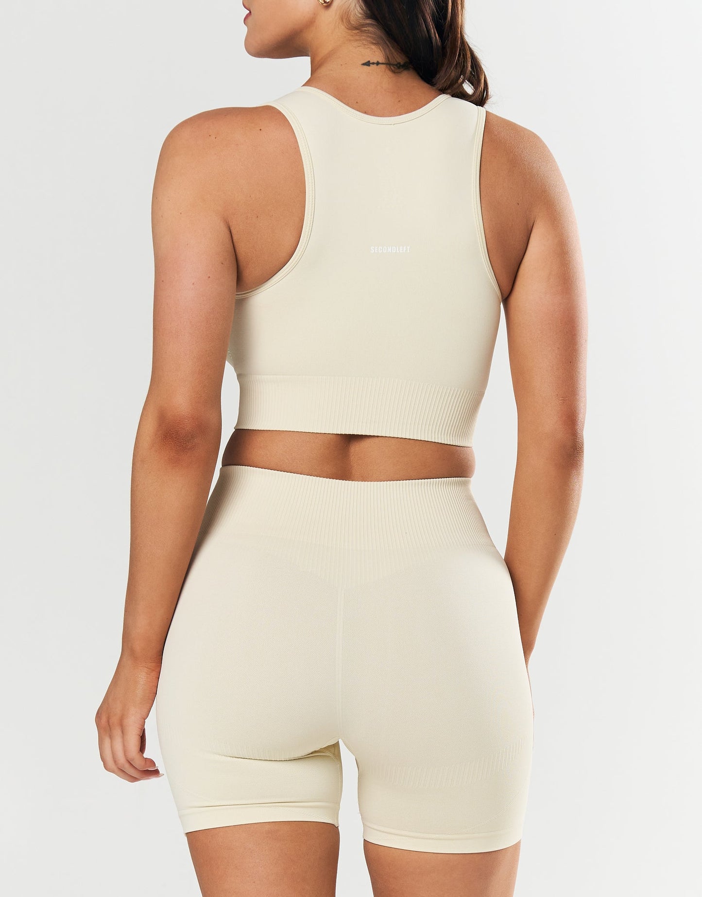 Seamless Midi Biker Shorts - Butter