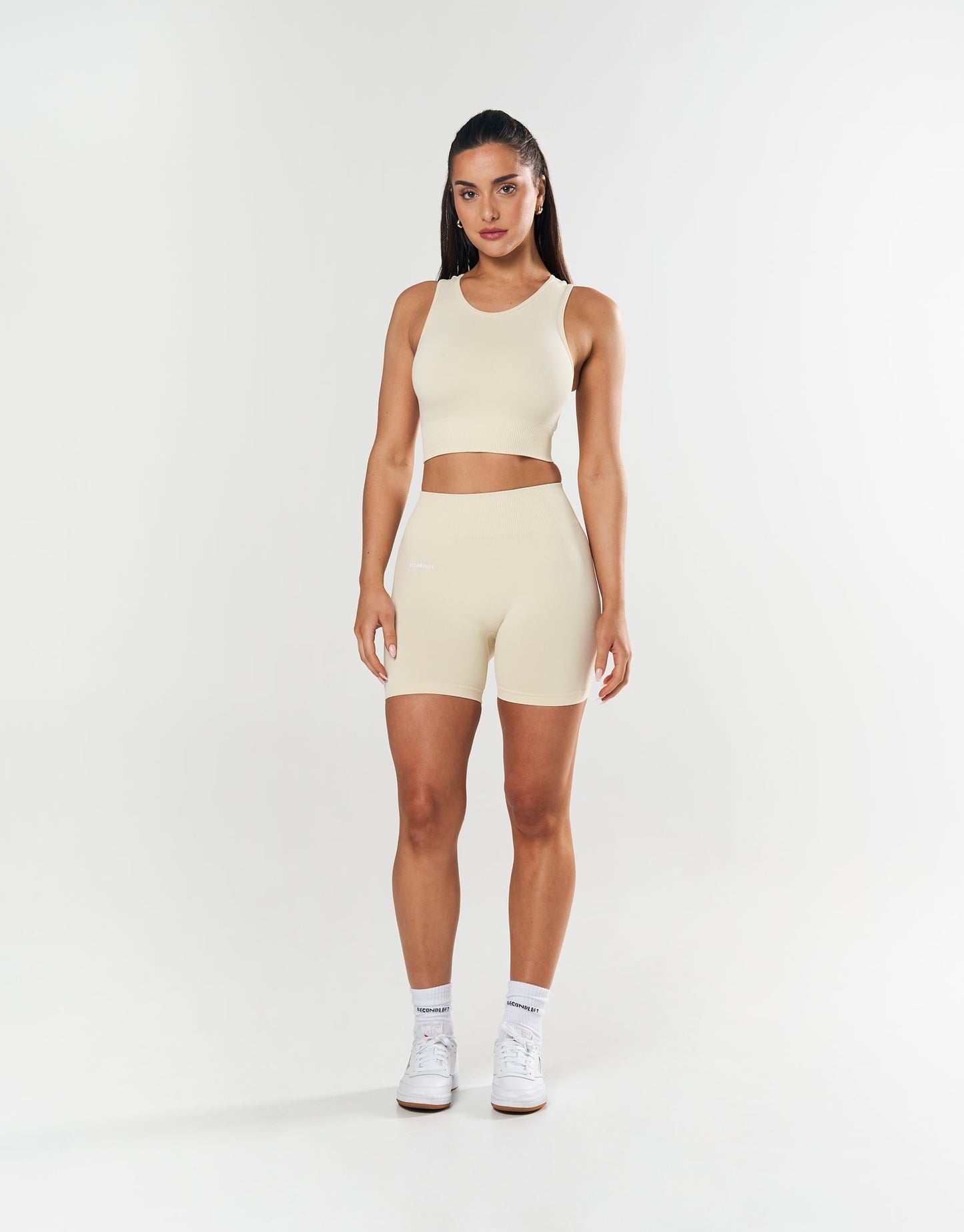 SL Seamless Cropped Singlet - Butter