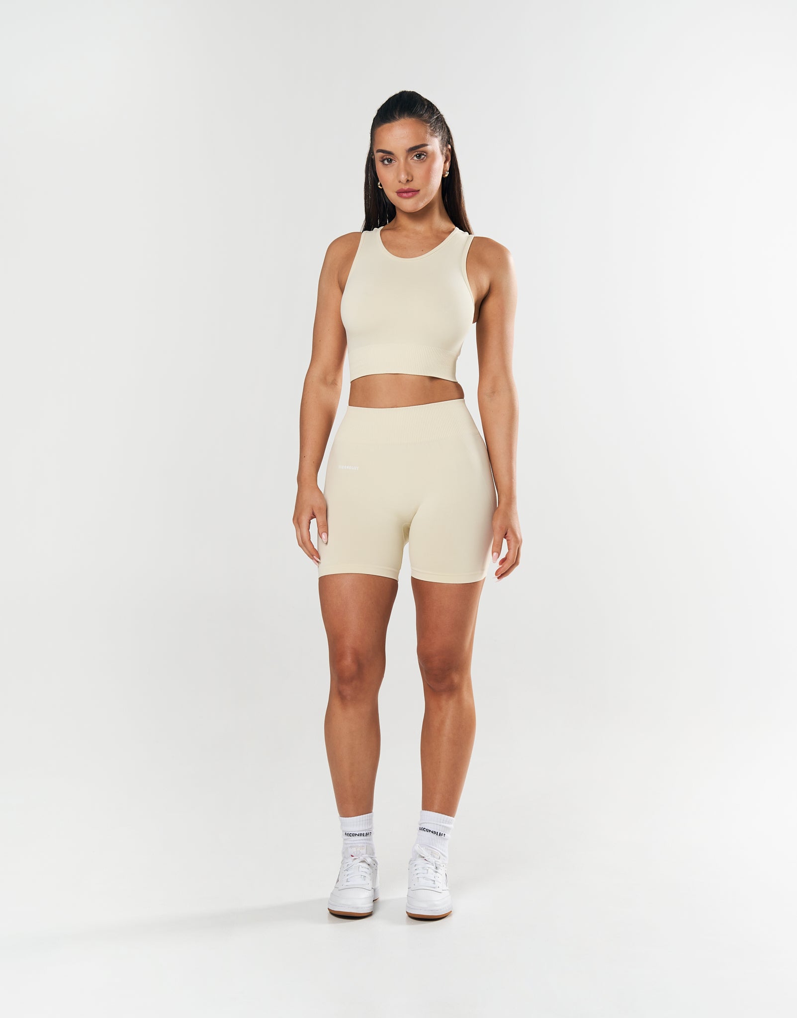 SL Seamless Cropped Singlet - Butter