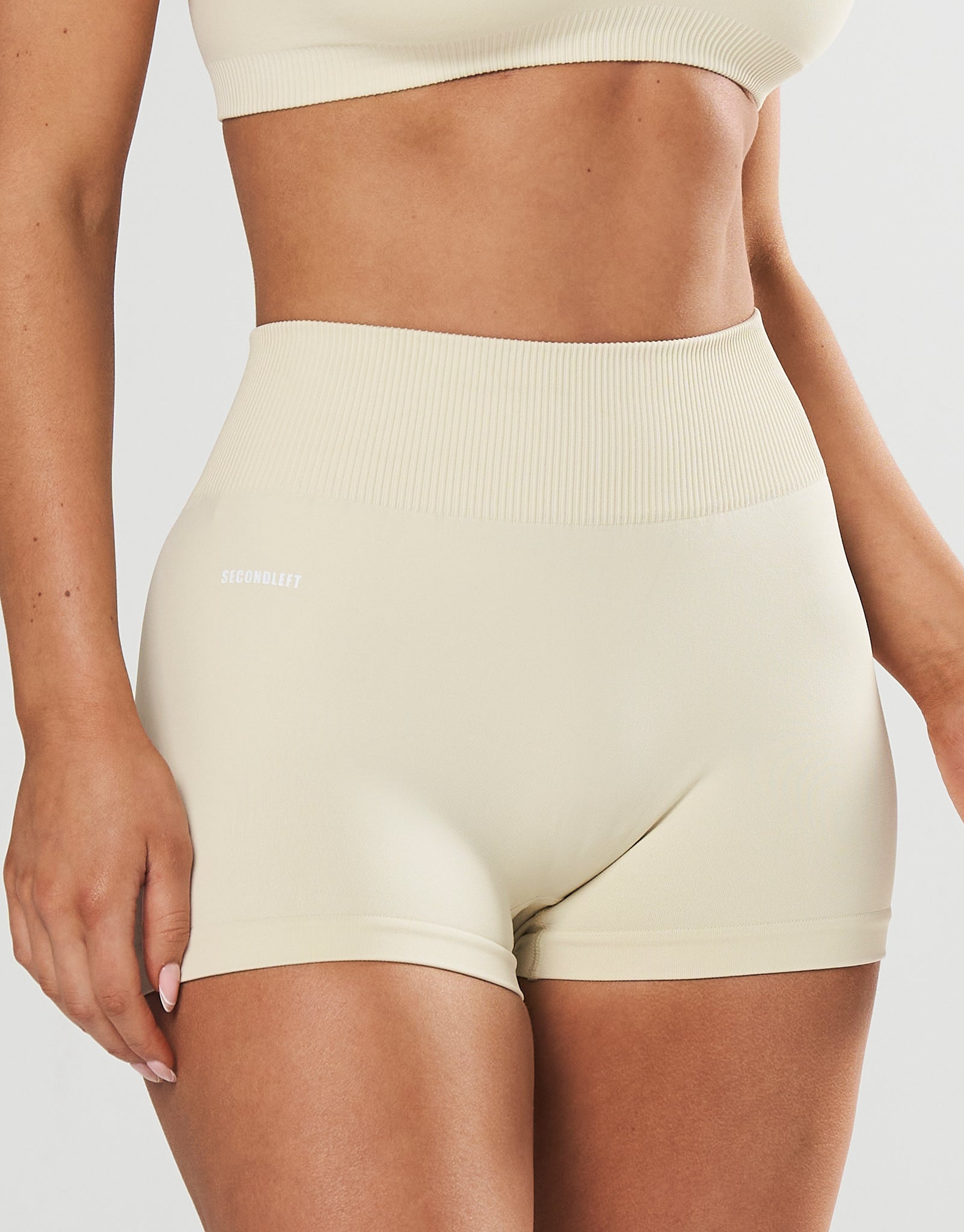 SL Seamless Mini Biker Shorts - Butter