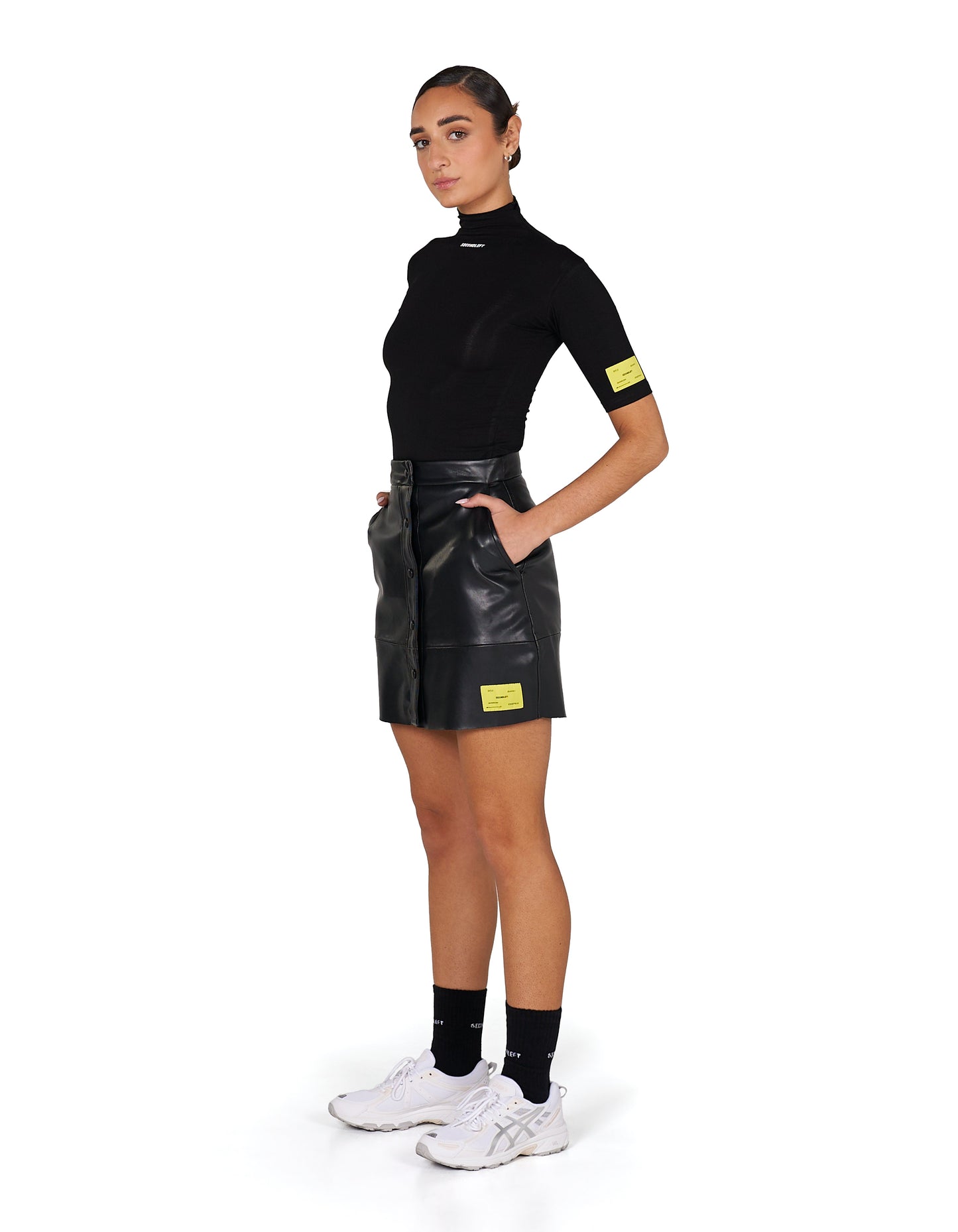 S1 Faux Skirt Short - Black